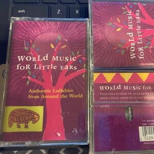 World Music For Little Ears Authentic Lullabies From Around The World Tape NEW